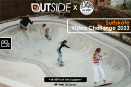 Video Surfskate Challege OUTSIDE